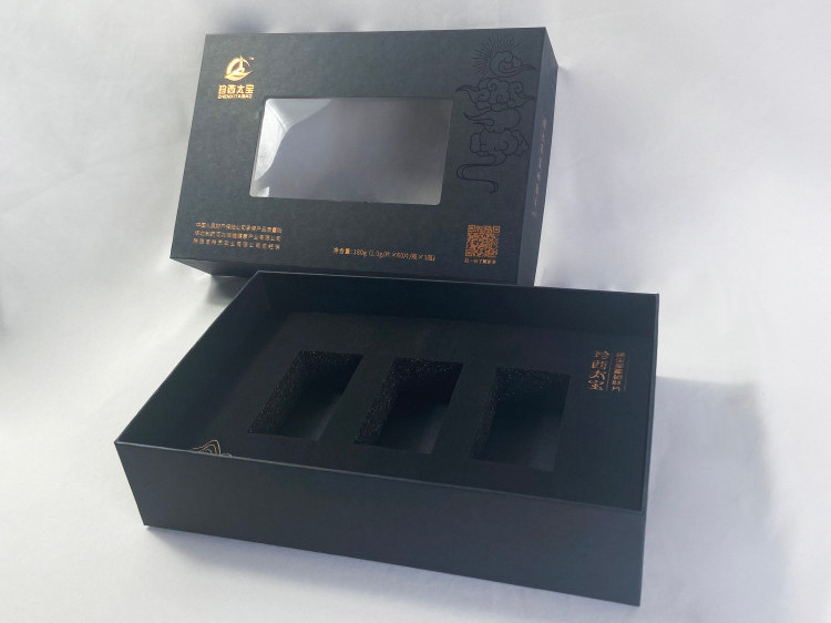 山藥禮盒-開天窗禮盒-上下扣蓋禮盒-精品盒定制廠家
